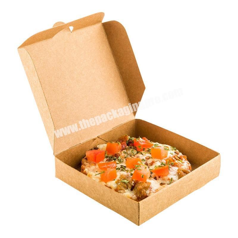 China Maker Wholesale Cheap Custom Kraft Printed Corrugated Carton 8 Inch Paper Pizza Box