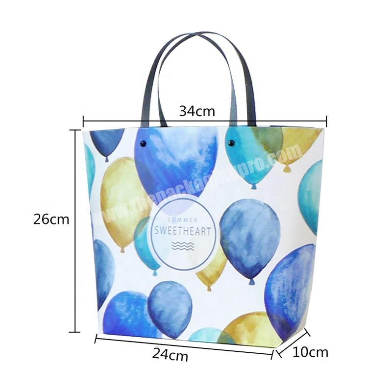 China Manufacture Cosmetic Colorful Packaging Paper Bag Shopping Bag With Customized Logo