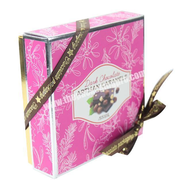 China manufacturer caja de chocolate brands of box boxes