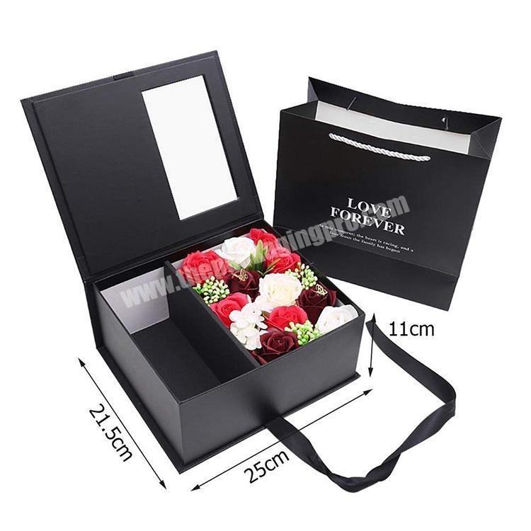 china manufacturer custom black matte paper surprise box