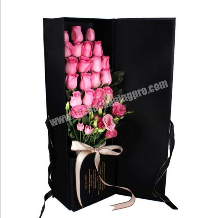 china manufacturer custom cardboard long stem roses box