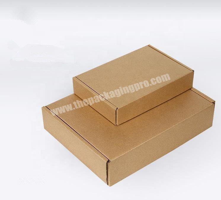 China manufacturer custom making brown shipping boxes mailer corrugated cardboard box