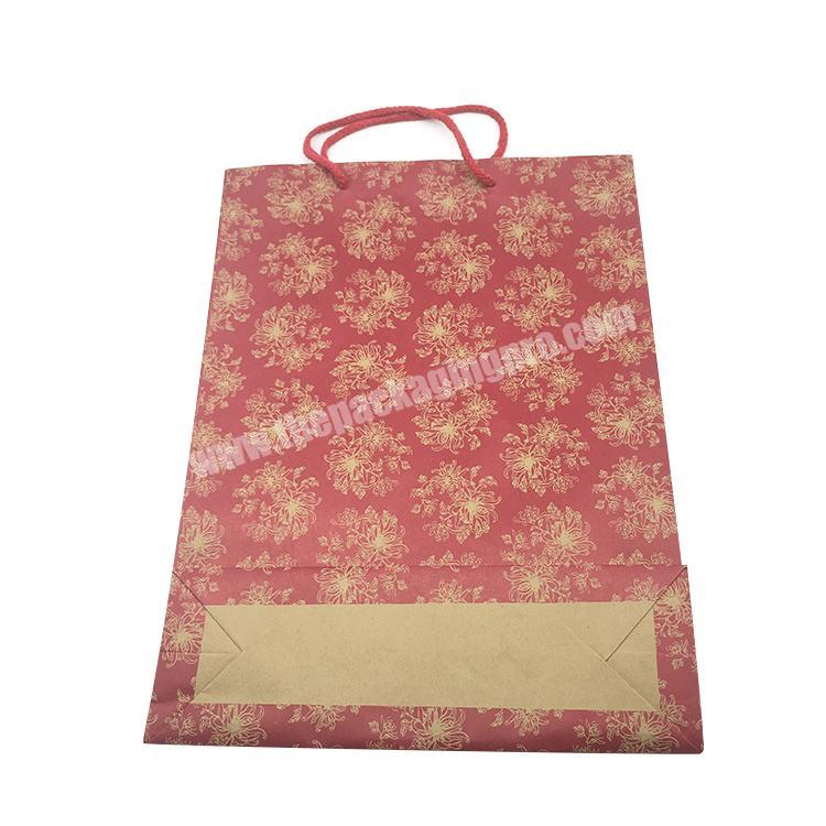 China Manufacturer Customized Good Quality Factory Directly Kraft Paper Bag With Handle