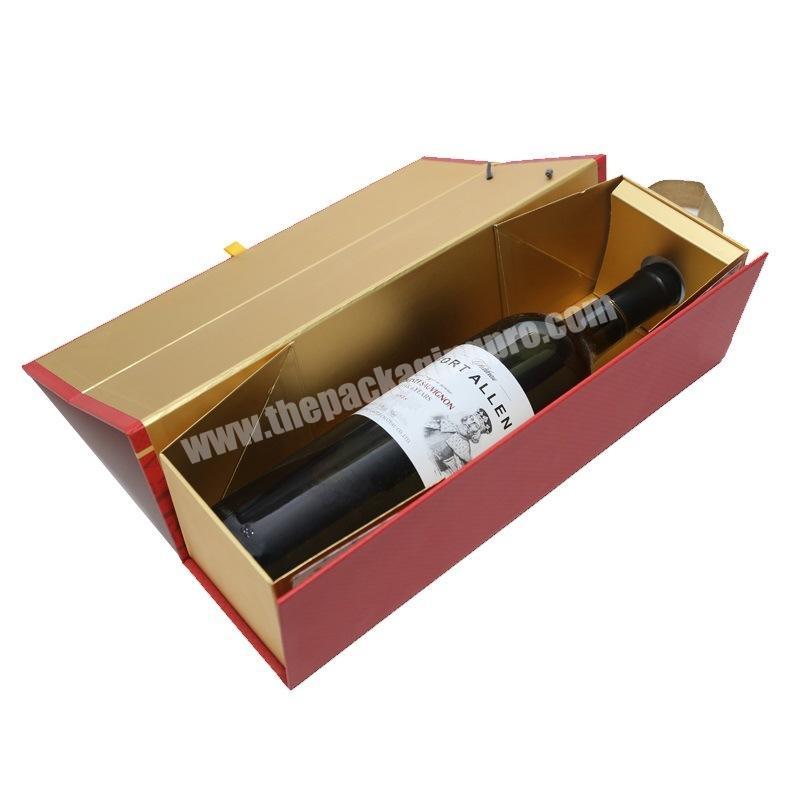 China Manufacturer Good Quality Cheap Decorative Wine Gift Paper Box Custom