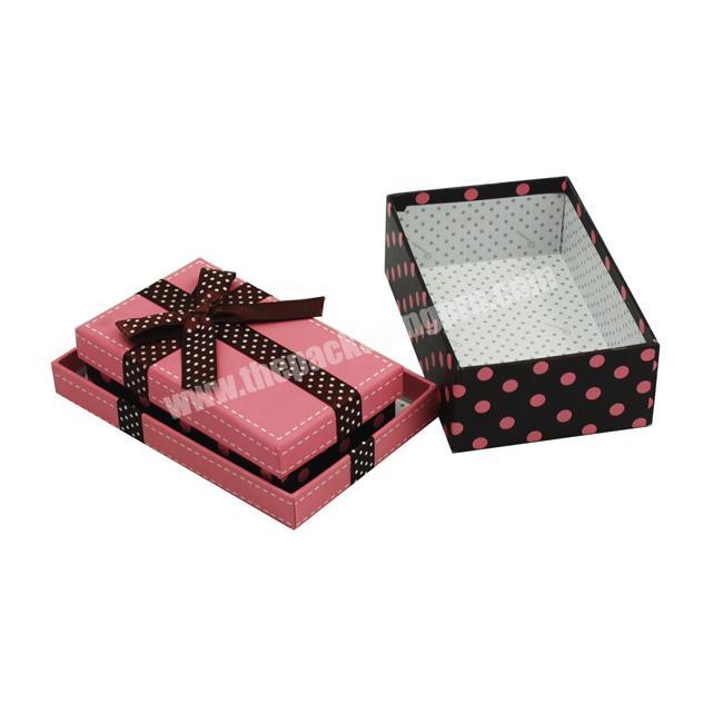 China Manufacturers Custom Decorative Ramadan Ribbon Gift Box, Cheap Wholesale High Quality Cardboard Produce Boxes