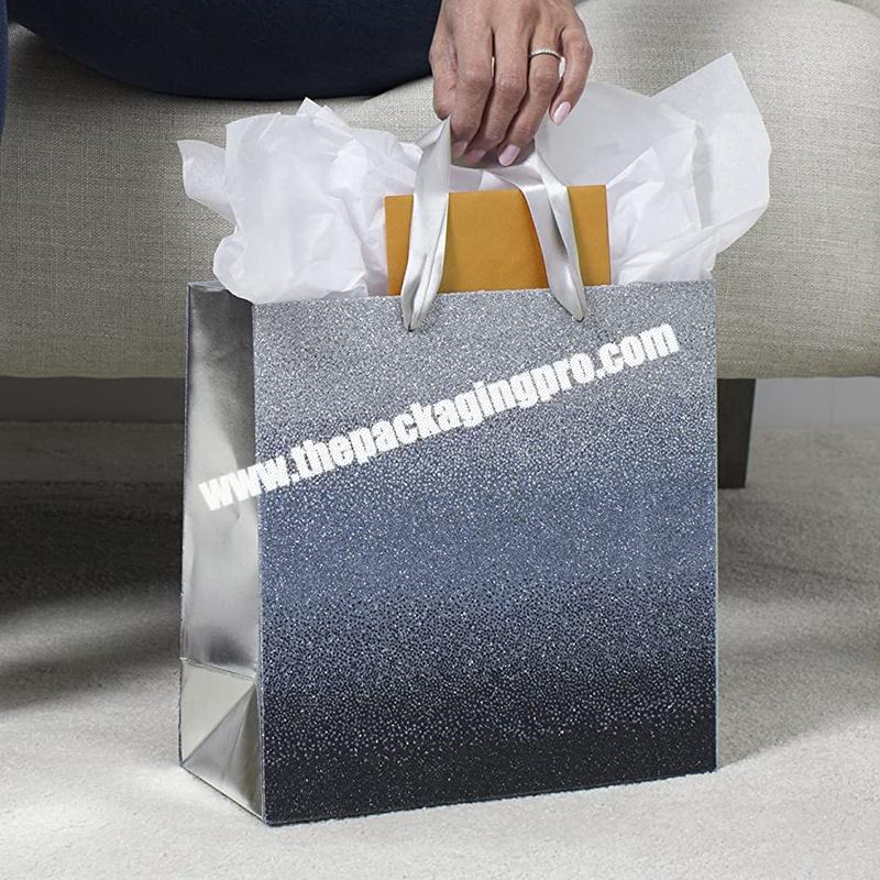 China Manufactures Custom Your Own Logo Printed Luxury Paper Gift Bags With Handle