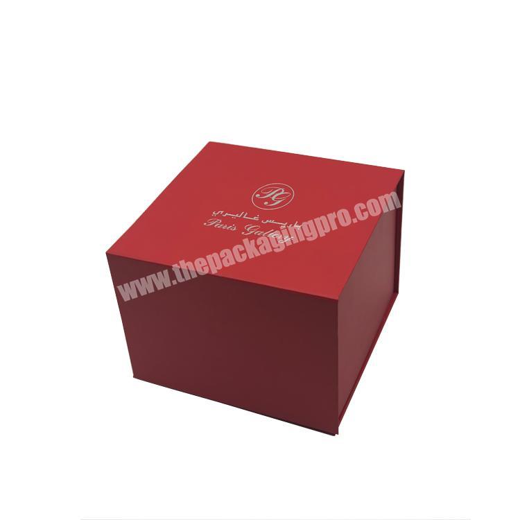 China Paper Box Factory Custom Folding Gift Box Cardboard Paper Magnetic Folding Box