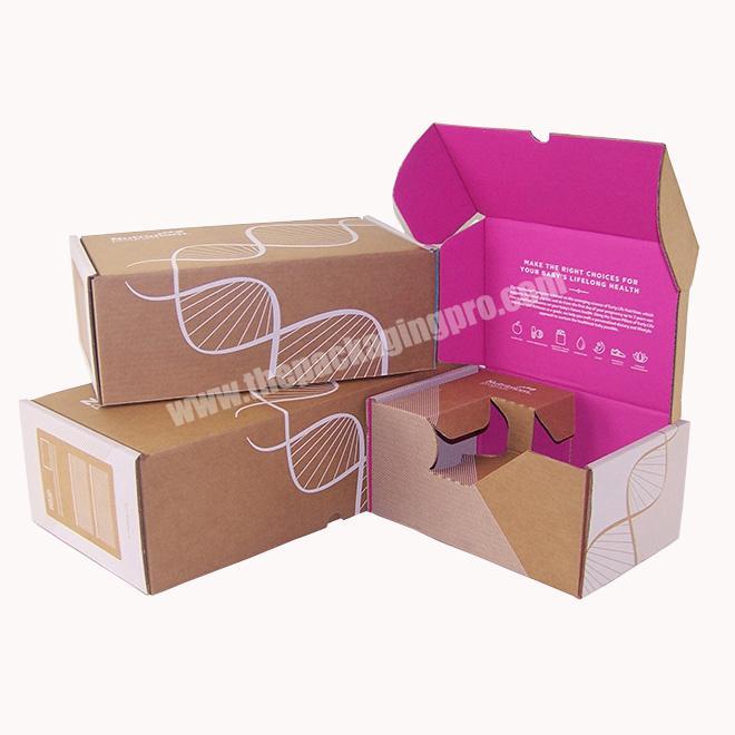 China Private label custom packaging logo box print kraft for packing
