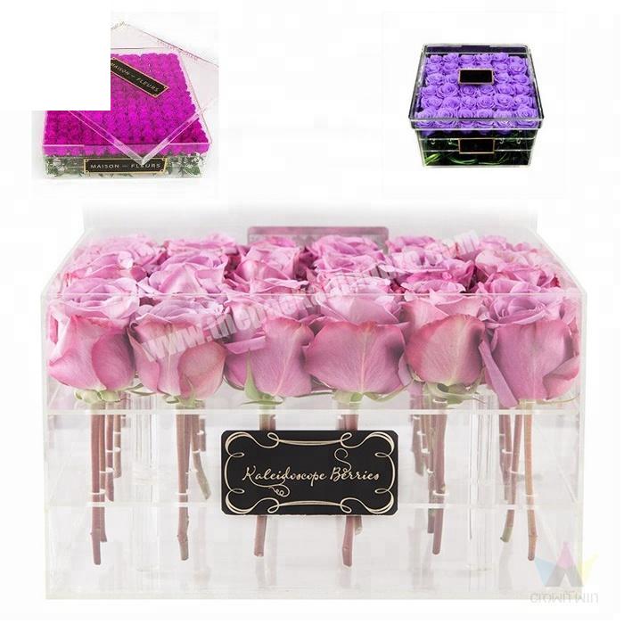 China Products Plastic Flower Gift Boxes