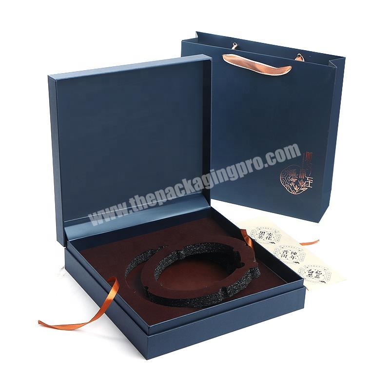 China Supplier Custom Premium Cardboard Rigid Magnetic Closure Electronics Gift Box With EVA Foam Insert