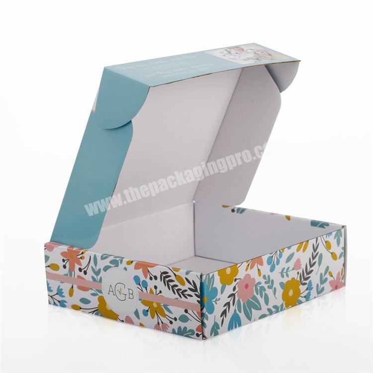 China Supplier Custom Printed Corrugated Board Paper Box Apparel Packaging Mailer for Dress Shoes Cloth Mailing Shipping Box
