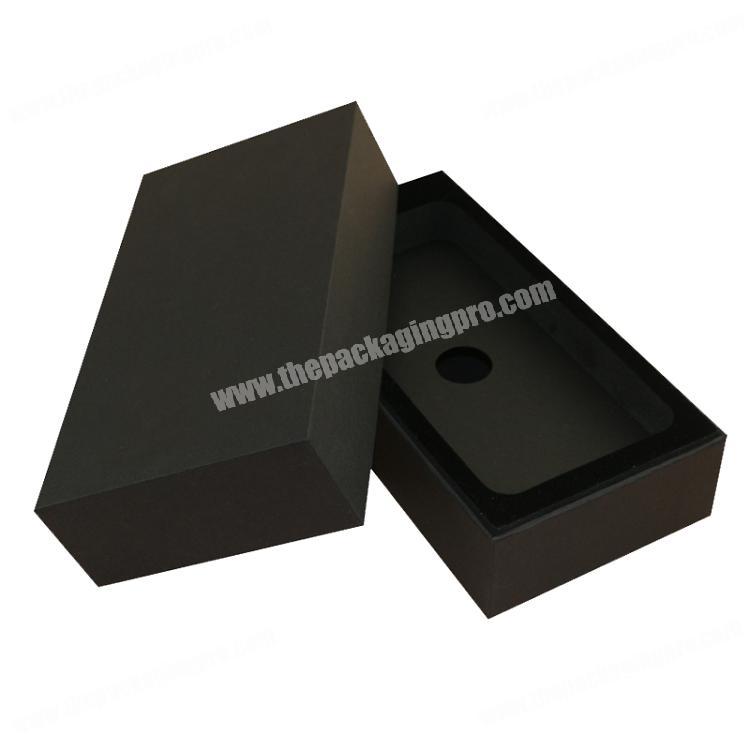 China Supplier Custom Printing Luxury Paper Lid and Base Foam Insert Phone Case Gift Packaging Box