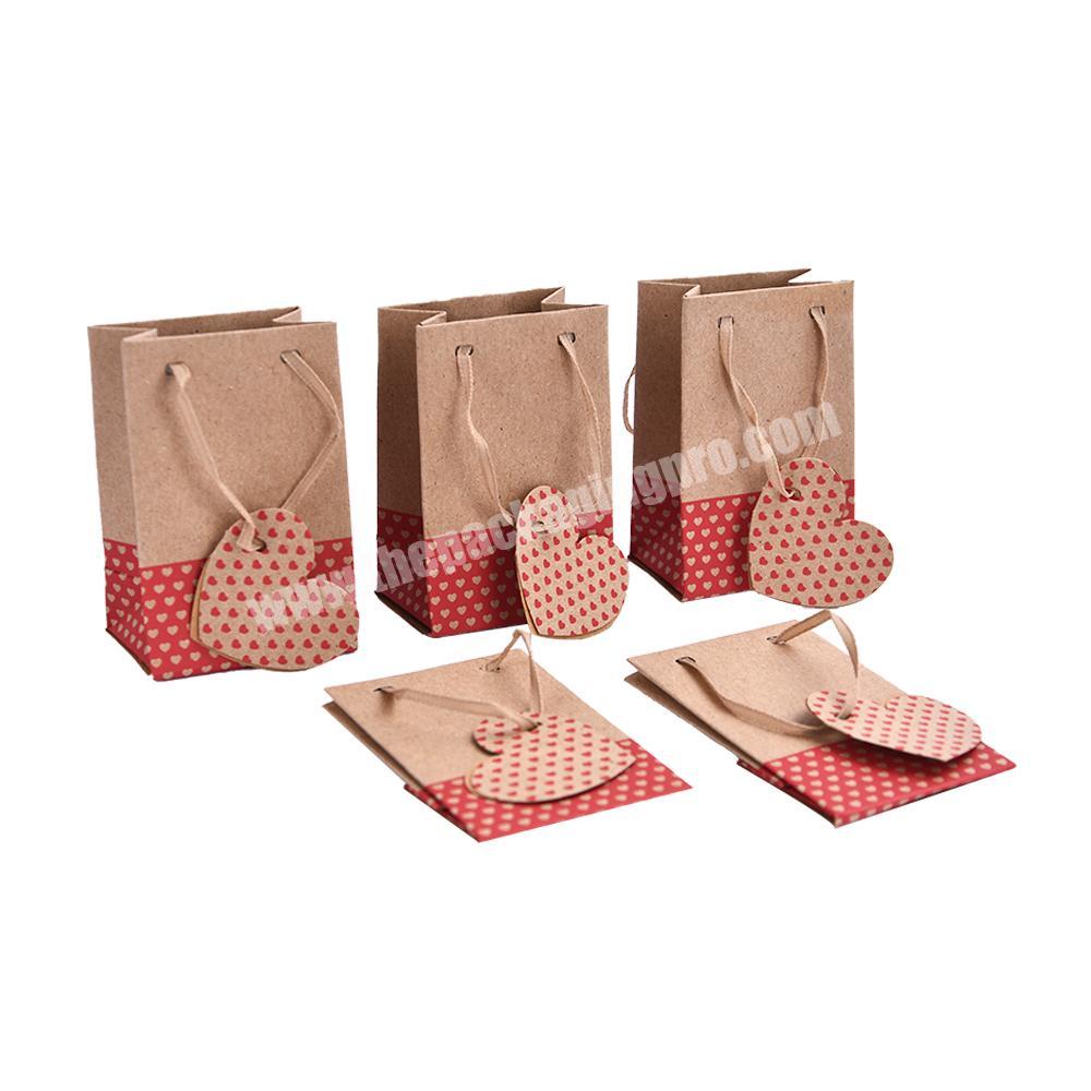 China Supplier Gift Packaging Recycled Brown Kraft Paper Bag