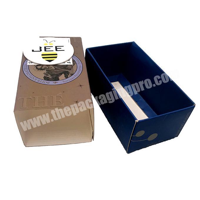 China supplier high quality custom jewelry box drawer pulls eyelash sleeve corrugated paper packaging