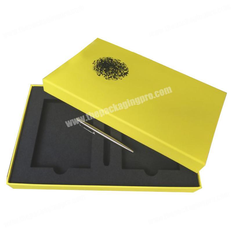 China Supplier Luxury Lid and Bottom Cardboard Paper Box  Corporation Pen Presentation Gift Box
