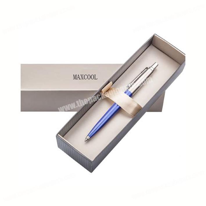 China Supplier Luxury Lid and Bottom Cardboard Paper   Corporation Gift Use Pen Box Packaging