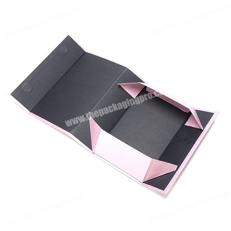 China supplier new product high end luxury foldable cardboard paper folding hair extension packaging boxes