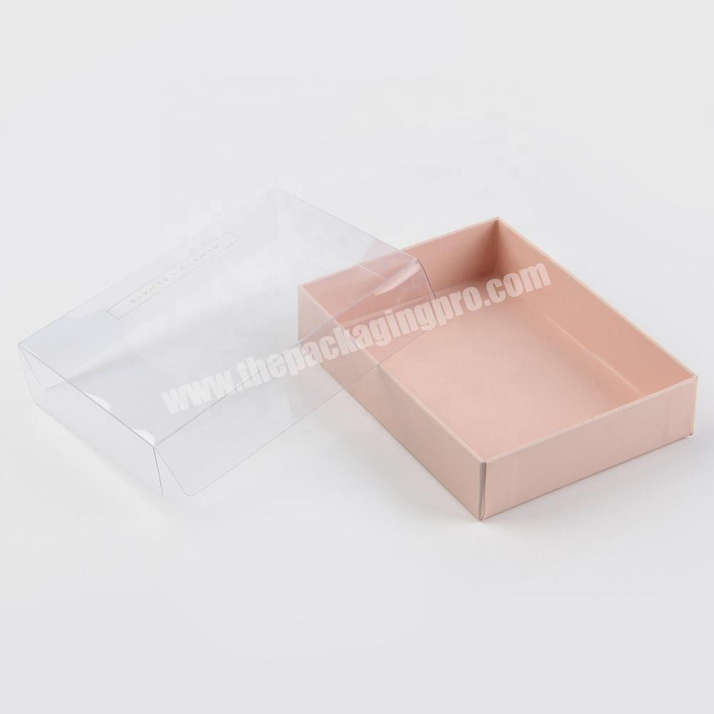 china supplier paper lashes carton clear packaging box
