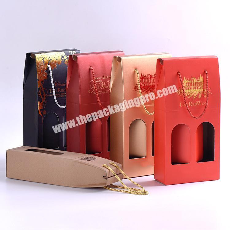 China Supplier Professional Customized Card Board Red Wine Packaging Box TeaLuxuryGifts Packaging Box