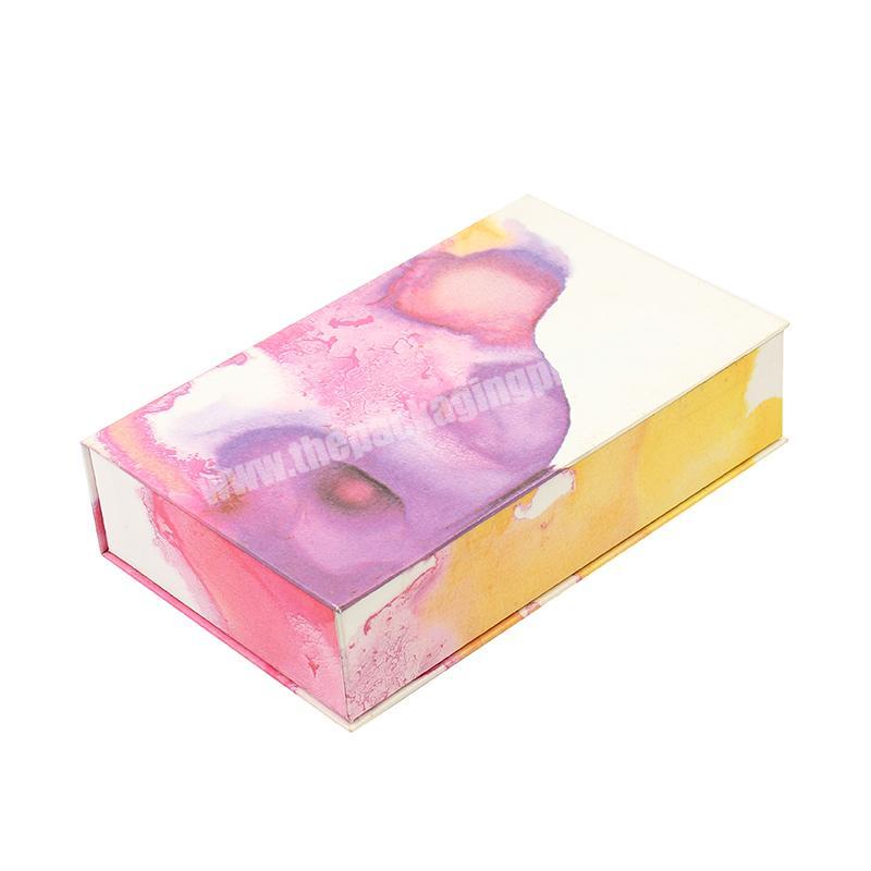 China Supplier Wholesale Rigid Cardboard Paper Box Foldable Handmade Gift Box for Cosmetics Luxury Makeup Paper Box Packaging