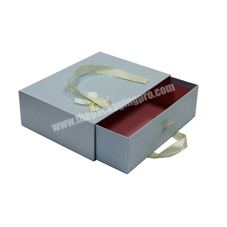 China wholesale luxury sliding drawer shoe clothing boxes custom printed