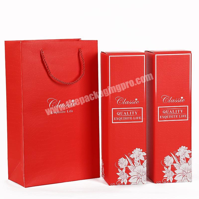 China Wholesale wine 2 bottle box packaging wine strawberry box wine bottle box with cheapest price