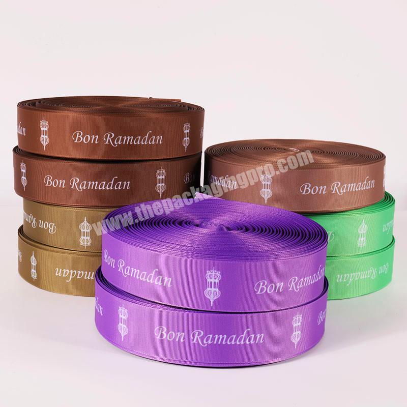 Chinese cheap High Quality  all colorful  and size chinese Wholesale colorful custom print ribbon for packing