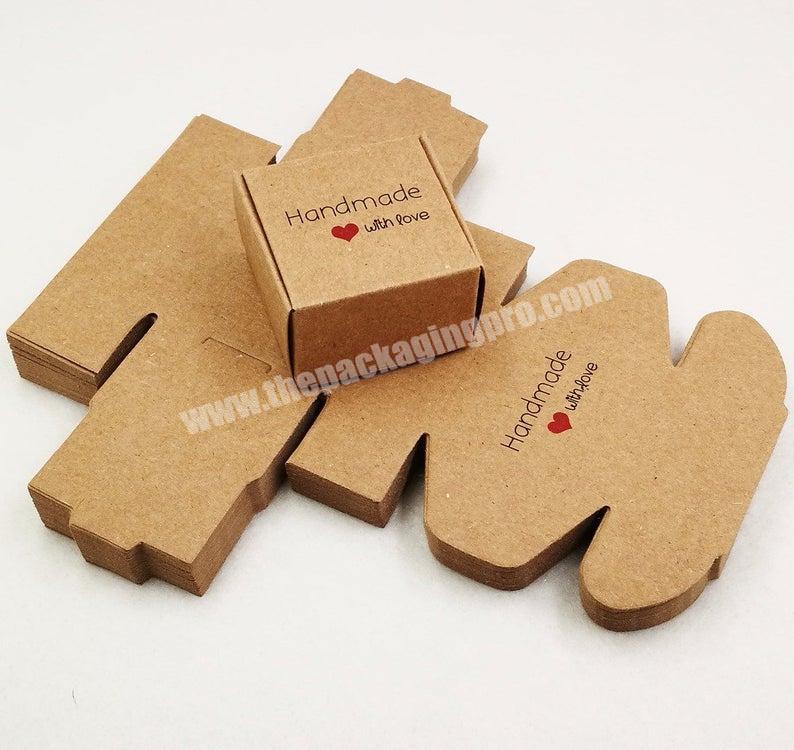 Chinese Factory Cheap Price Customized Kraft Paper Box Designs Earring Custom