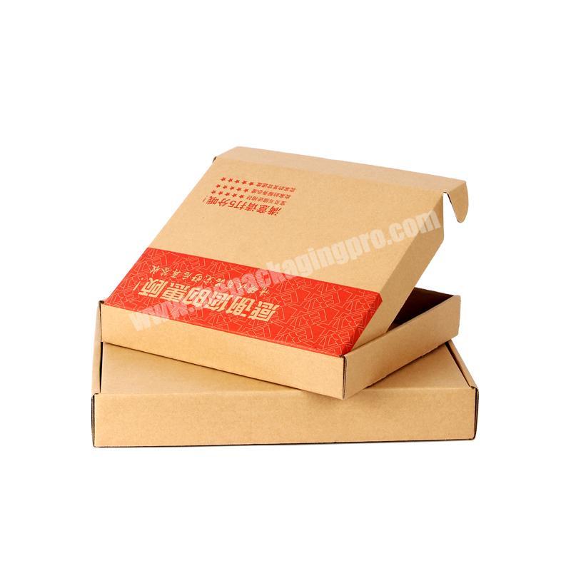 Chinese Factory Cheap Price Customized Kraft Paper Brownie Packaging Candy Card Box
