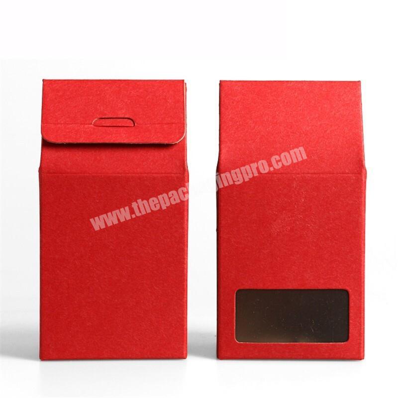 Chinese Factory High Quality House Shape Custom Design Eco-friendly  Buckled Kraft Gift Packing Bag with Clear Window