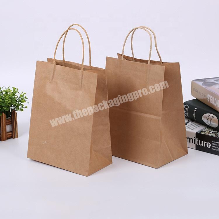 Chinese supplier wholesale brown kraft paper bag for bread