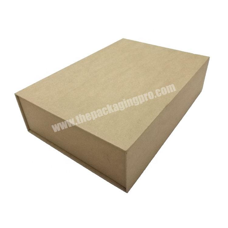 Chinese wholesale suppliers kraft paper box with lid  custom Manufacturer