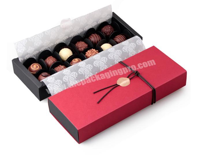 Chocolate box can be customized