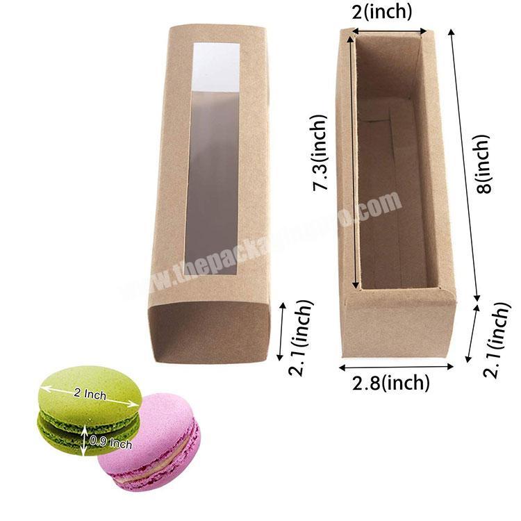 Chocolate Factory Price Packaging Manufacture Printed Folding Wholesale Custom Design Eco-friendly For Cake Paper Box Macaron
