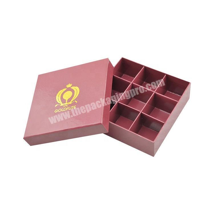 Chocolate Paper Gift Box Packaging Cardboard Gift Boxes With Lid