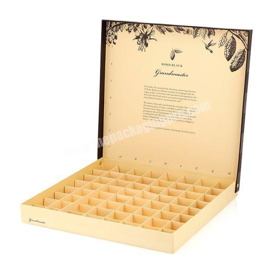 Chocolate Wedding Luxury Magnetic Lid Paper Gift Box Cardboard Packaging