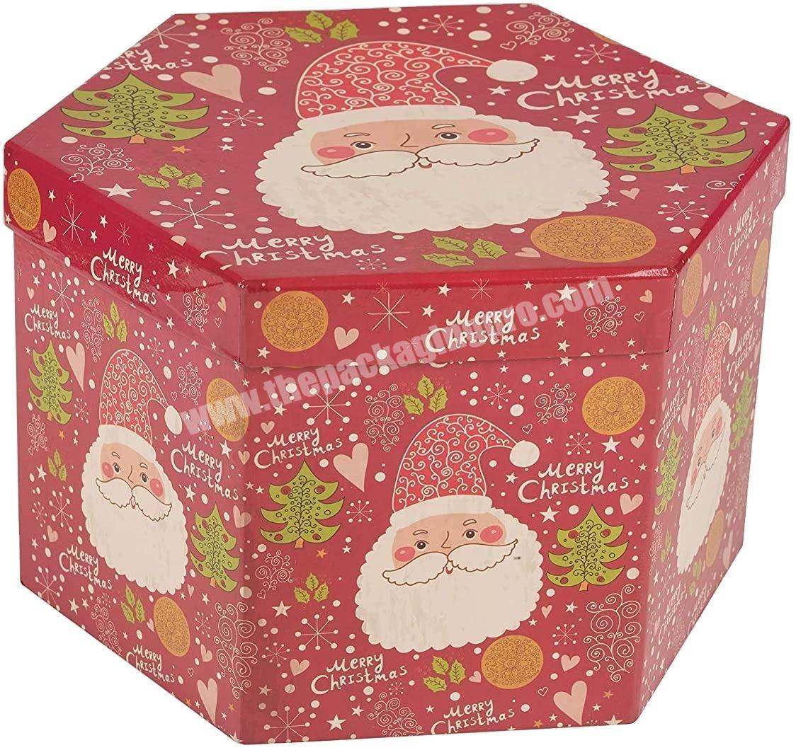 Christmas ball box color printing paper gift box personalized custom gift box