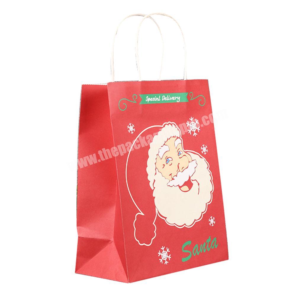 Christmas door gift paper bag for gifts