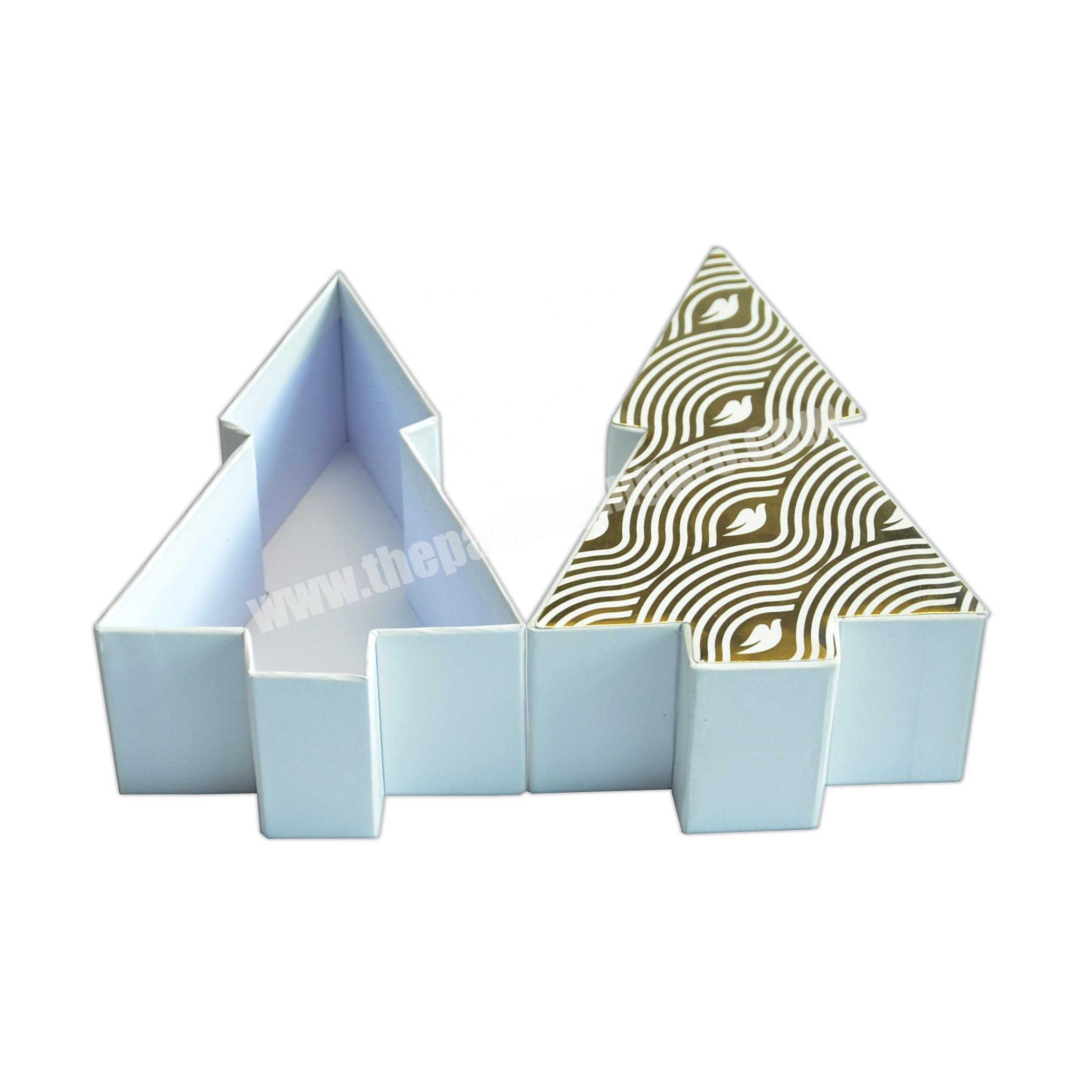 Christmas gift box 2020 tree shaped box gift packing