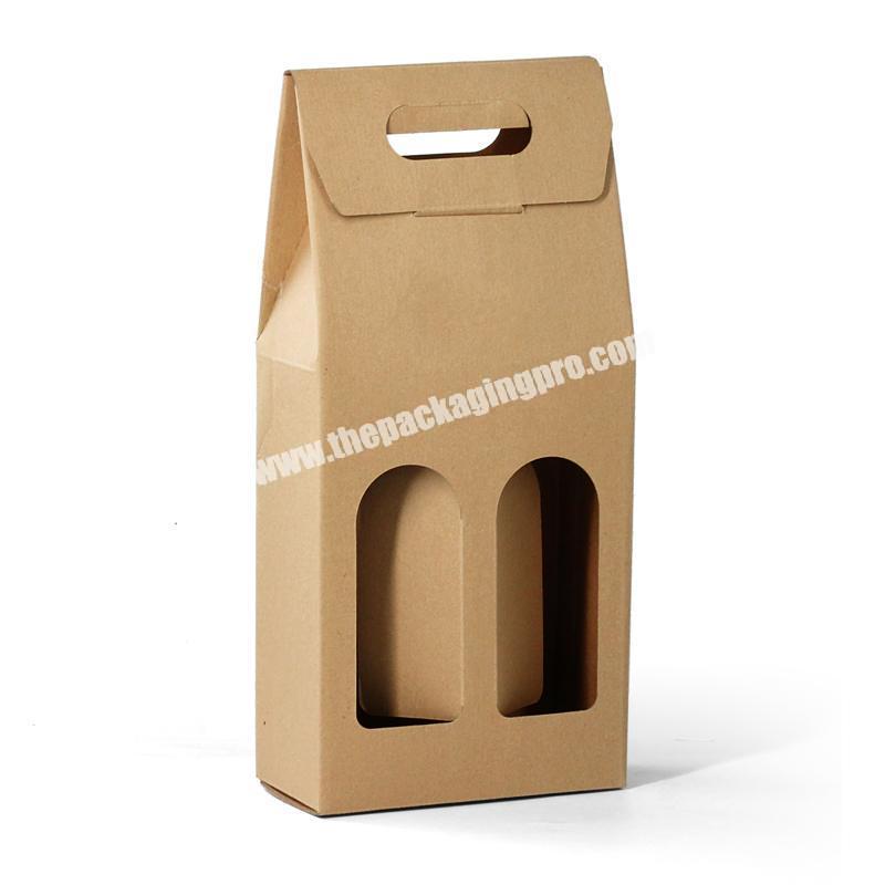 Christmas Gift doll packaging box corrugated kraft paper box with clear PVC window