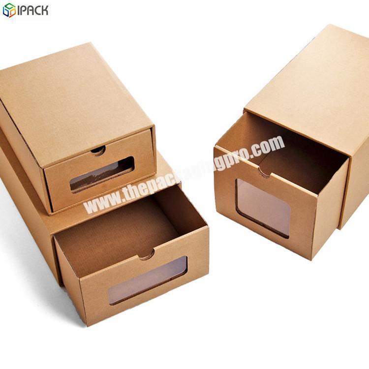 Christmas gift drawer shoe cardboard box custom made empty shoe boxes wholesale