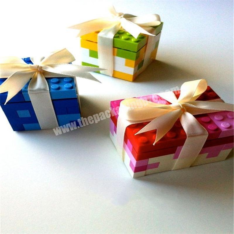Christmas handmade of different style the paper gift box