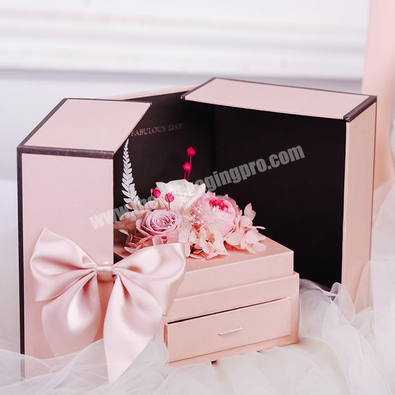 Christmas high quality Mysterious gray gift box Valentine's Day jewelry gift bag Creative wedding jewelry box