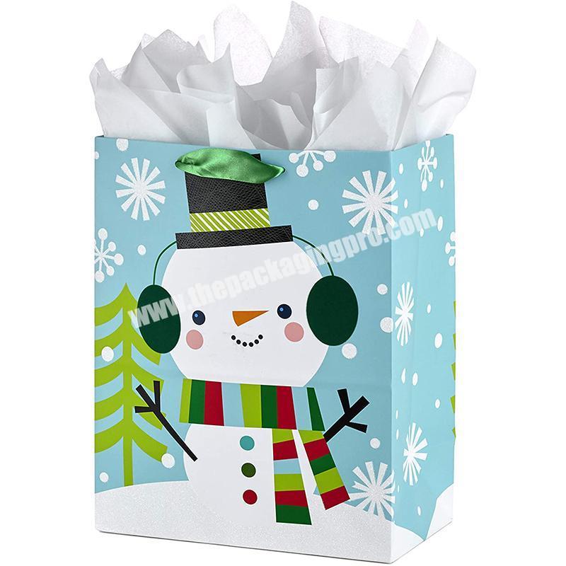 Christmas Kraft Paper Gift Bag Wholesale