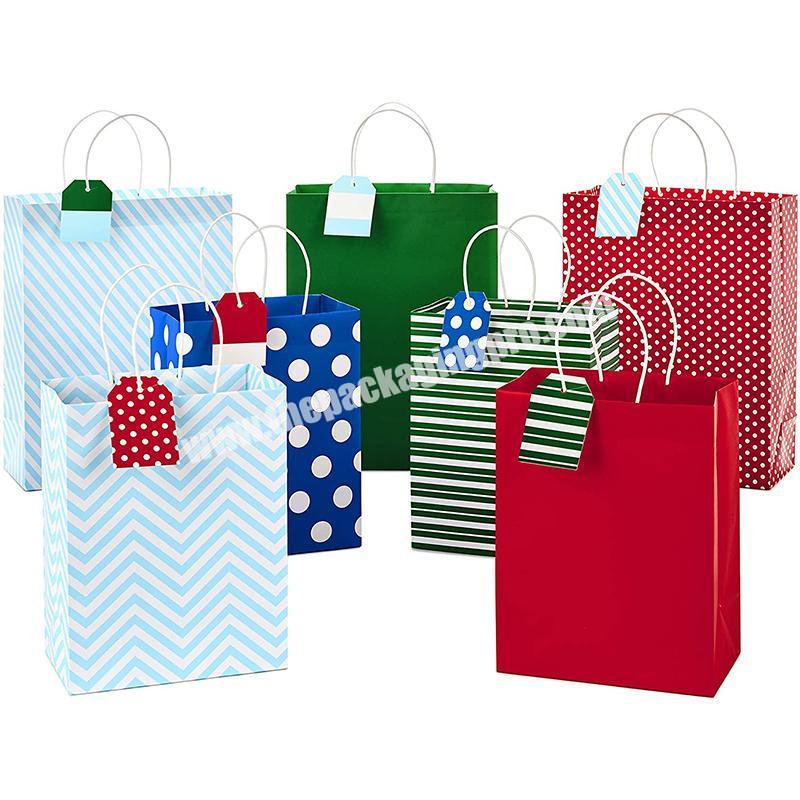 Christmas lamination paper gift bags
