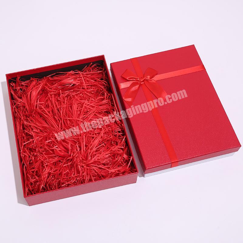 Christmas Red Gift Box with Ribbon