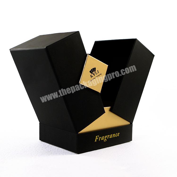 Custom Logo Cardboard Thank You Black Cosmetics Perfume Jewelry