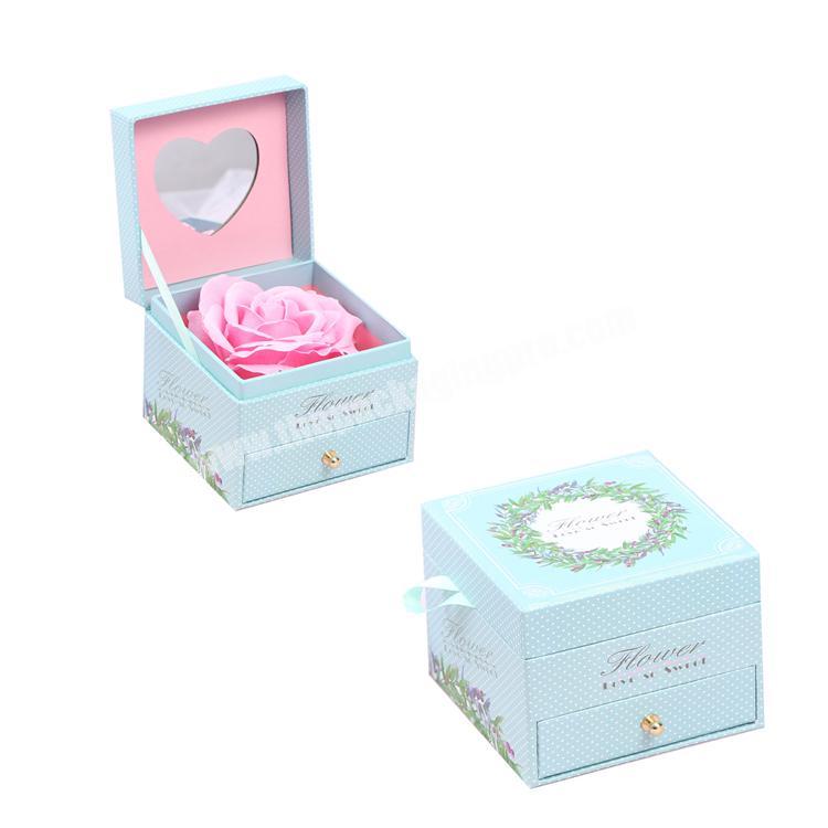 Clear Flower Box Customized acrylic flower clear box