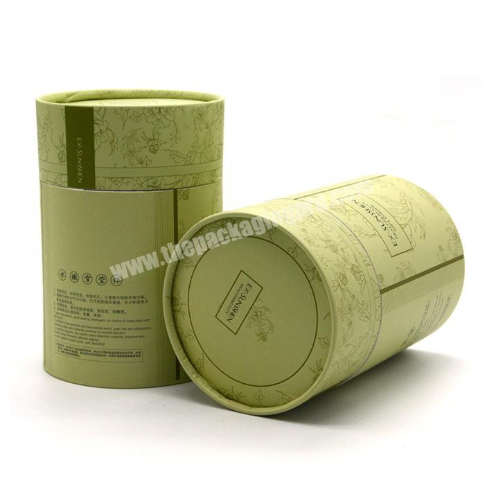 CMYK and Pantone printed cardboard round gift boxes tube recycled cardboard tubes