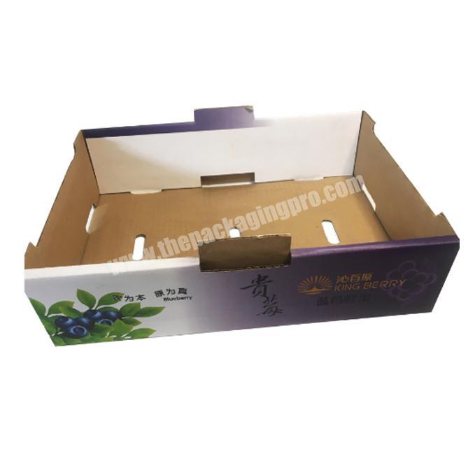 CMYK printing color corrugated packaging fruit boxes